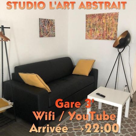 Studio L'Art Abstrait - Centre D'Agen- Gare 3' Apartment Luaran gambar