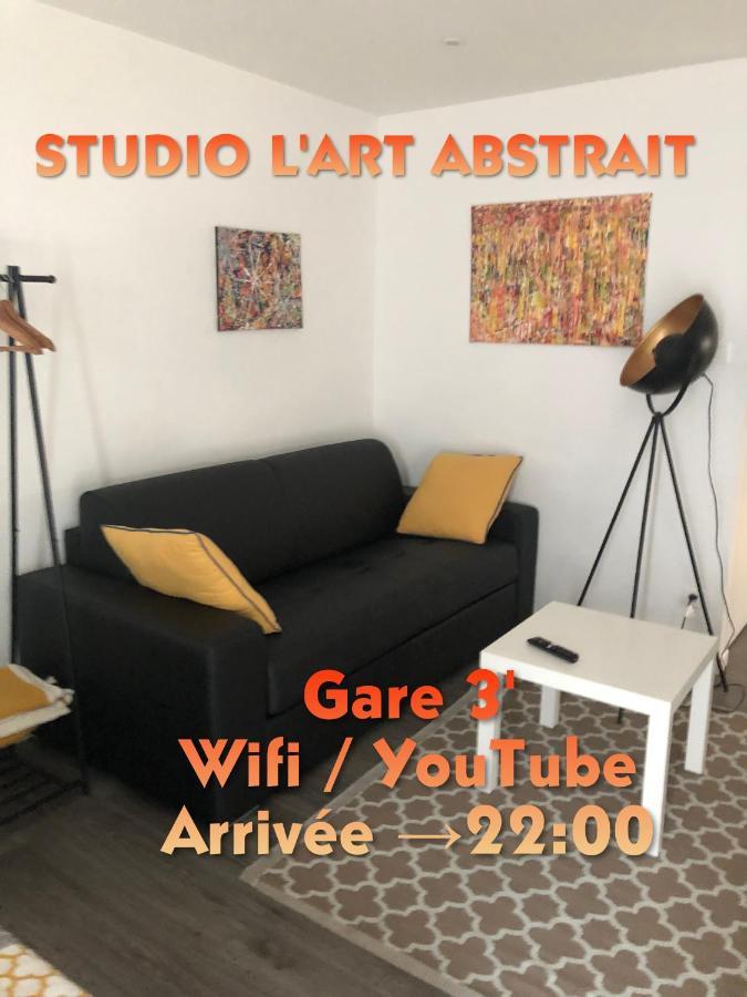 Studio L'Art Abstrait - Centre D'Agen- Gare 3' Apartment Luaran gambar